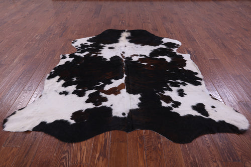 Tricolor Natural Cowhide Rug - Large 6'9