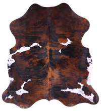 Thumbnail for Brindle Natural Cowhide Rug - Large 6'6