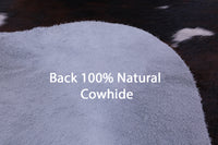 Thumbnail for Brindle Natural Cowhide Rug - Large 6'6