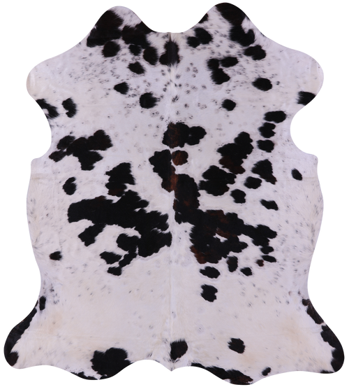 Tricolor Natural Cowhide Rug - Large 6'10