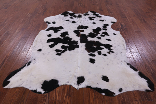 Tricolor Natural Cowhide Rug - Large 6'10