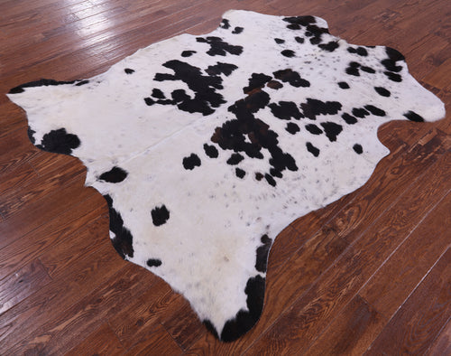 Tricolor Natural Cowhide Rug - Large 6'10