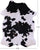 Tricolor Natural Cowhide Rug - X-Large 7'0"H x 5'6"W