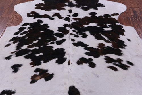 Tricolor Natural Cowhide Rug - Medium 6'3