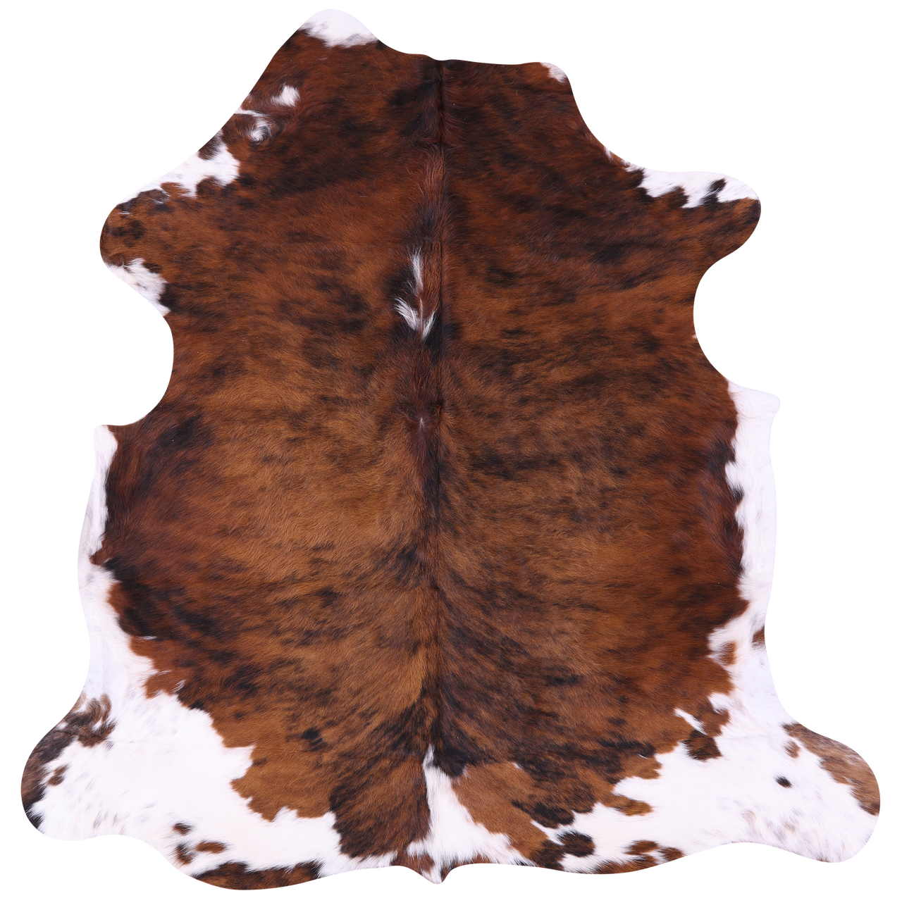 Brindle Natural Cowhide Rug - Large 6'7"H x 6'4"W