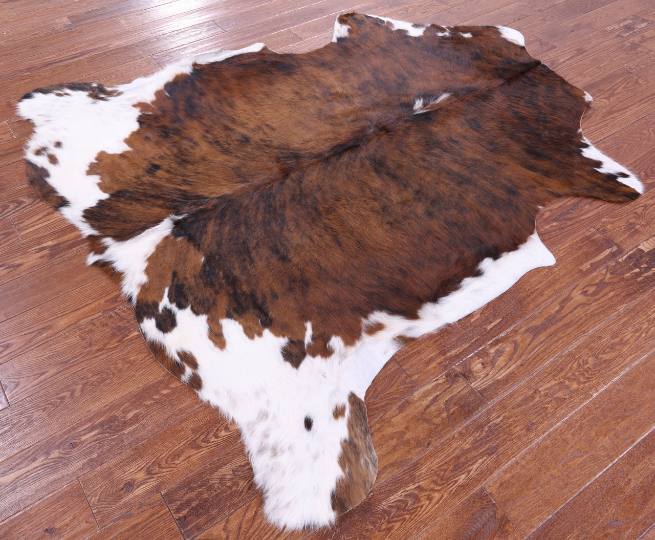 Brindle Natural Cowhide Rug - Large 6'7"H x 6'4"W