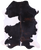 Tricolor Natural Cowhide Rug - X-Large 7'6"H x 6'3"W