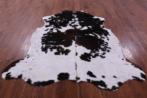Tricolor Natural Cowhide Rug - Large 6'8