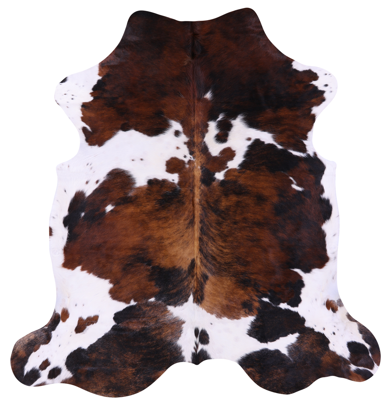 Tricolor Natural Cowhide Rug