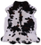 Tricolor Natural Cowhide Rug - Large 6'9"H x 6'2"W