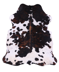 Thumbnail for Tricolor Natural Cowhide Rug - X-Large 7' 4