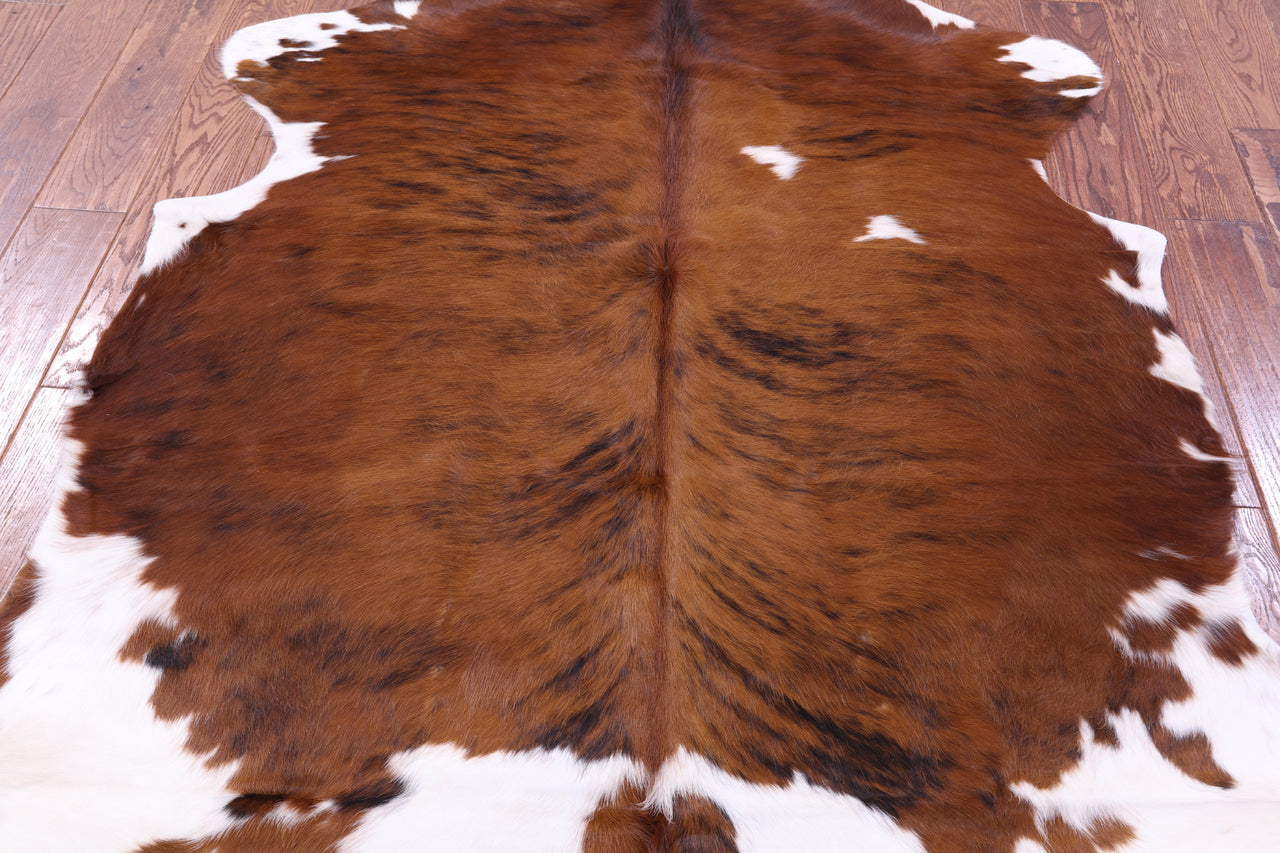 Brindle Natural Cowhide Rug - Large 6' 7"H x 5' 7"W