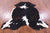 Tricolor Natural Cowhide Rug - Large 6' 8"H x 5' 10"W