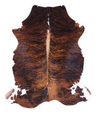 Thumbnail for Brindle Natural Cowhide Rug - X-Large 7' 4