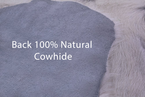 Tricolor Natural Cowhide Rug - Large 6'6