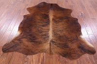 Thumbnail for Brindle Natural Cowhide Rug - Large 6'5