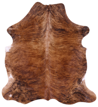 Thumbnail for Brindle Natural Cowhide Rug - Large 6'7