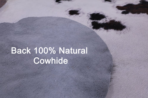 Tricolor Natural Cowhide Rug - X-Large 7'0