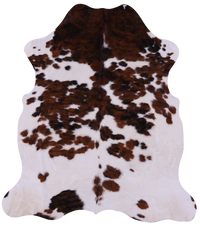 Thumbnail for Tricolor Natural Cowhide Rug - X-Large 7'0