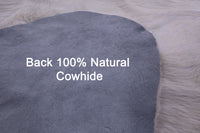 Thumbnail for Tricolor Natural Cowhide Rug - X-Large 7'0