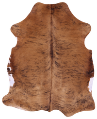 Thumbnail for Light Brindle Natural Cowhide Rug - X-Large 7'0