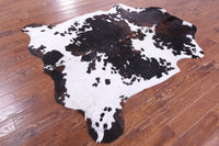Thumbnail for Tricolor Natural Cowhide Rug - X-Large 7'0