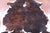Tricolor Natural Cowhide Rug - Large 6'11"H x 6'0"W