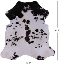 Thumbnail for Tricolor Natural Cowhide Rug - Medium 6' 2