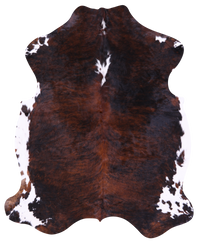 Thumbnail for Brindle Natural Cowhide Rug - X-Large 7'2