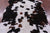 Tricolor Natural Cowhide Rug - Large 6'7"H x 5'3"W