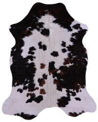 Thumbnail for Tricolor Natural Cowhide Rug - Large 6'7