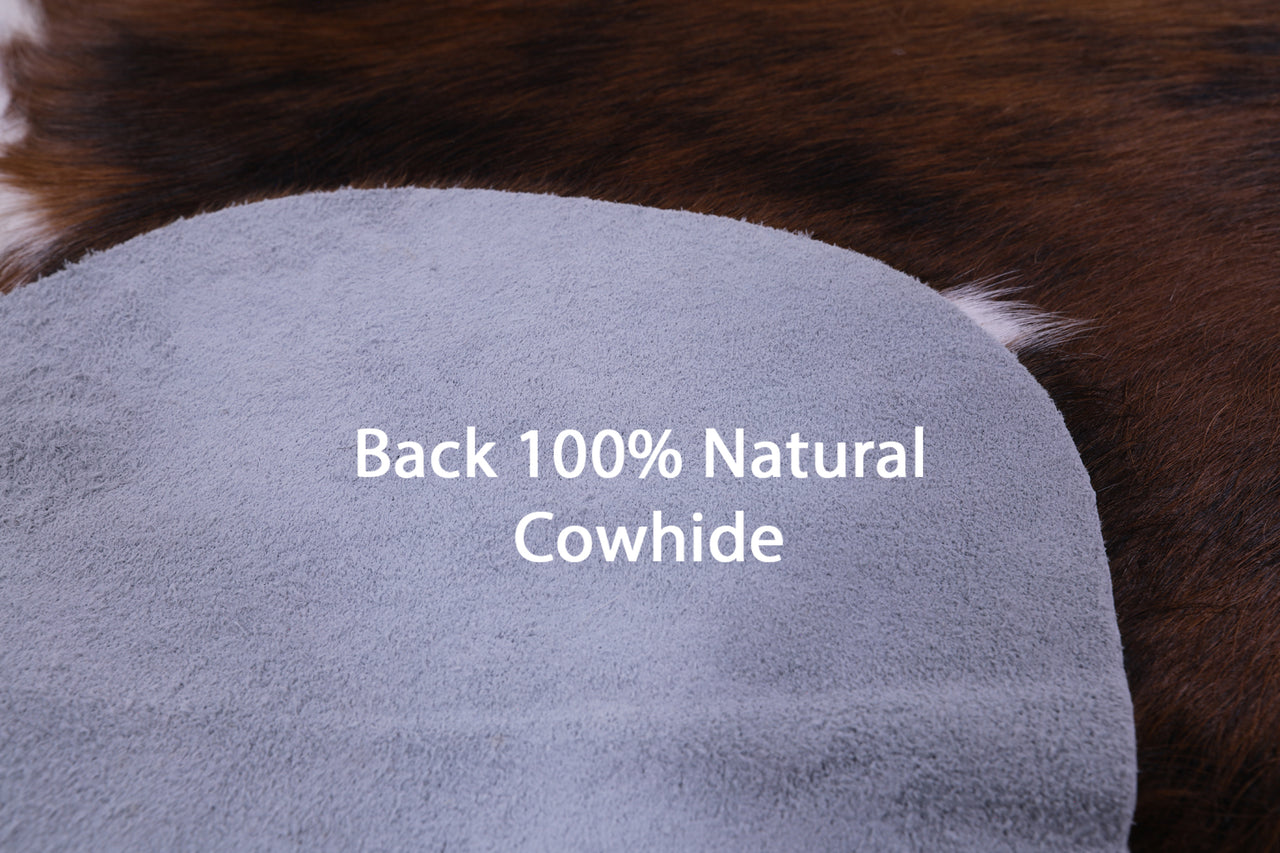 Brindle Natural Cowhide Rug - Large 6'7"H x 6'4"W