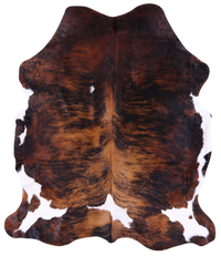 Thumbnail for Brindle Natural Cowhide Rug - X-Large 7'3