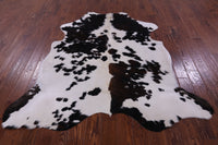 Thumbnail for Tricolor Natural Cowhide Rug - Large 6'7