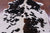 Tricolor Natural Cowhide Rug - Large 6'7"H x 6'0"W