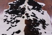 Thumbnail for Tricolor Natural Cowhide Rug - Large 6'7
