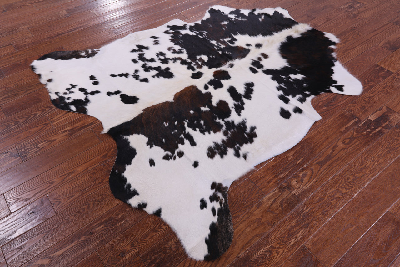 Tricolor Natural Cowhide Rug - Large 6'7"H x 6'0"W