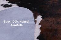 Thumbnail for Tricolor Natural Cowhide Rug - Large 6'9