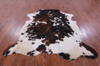 Thumbnail for Tricolor Natural Cowhide Rug - Large 6'9