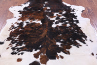 Thumbnail for Tricolor Natural Cowhide Rug - Large 6'9
