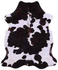 Thumbnail for Tricolor Natural Cowhide Rug - X-Large 7'4
