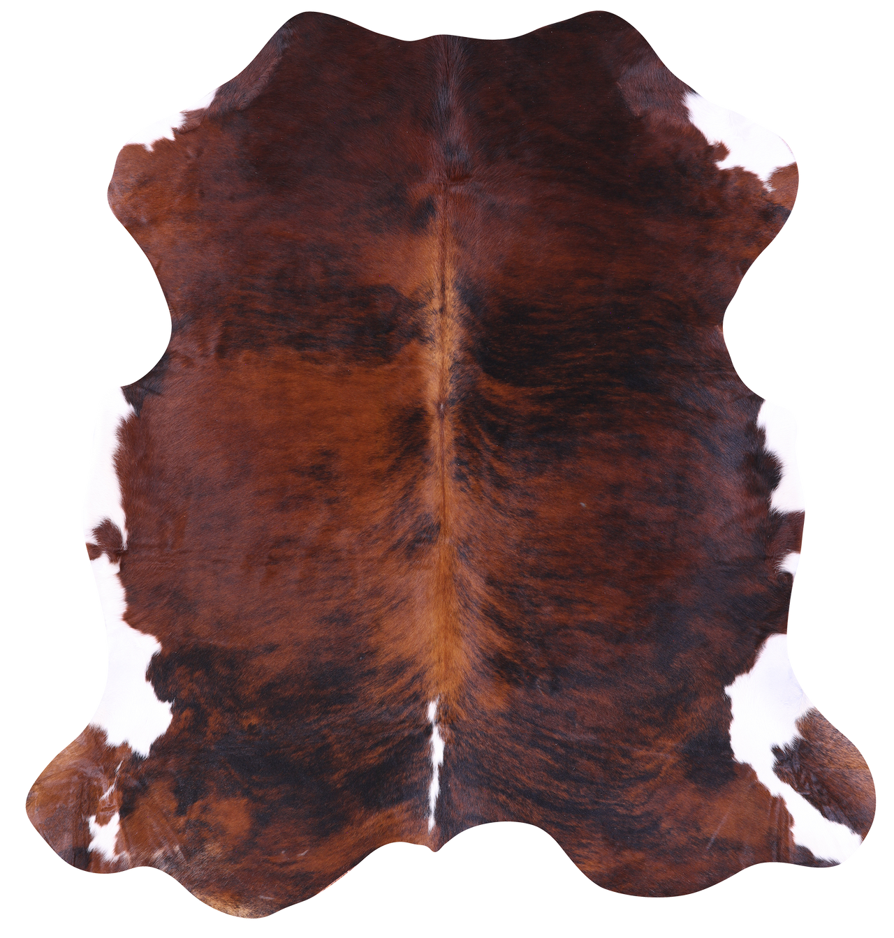 Brindle Natural Cowhide Rug - Large 6'9"H x 6'3"W
