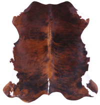Thumbnail for Brindle Natural Cowhide Rug - Large 6'9