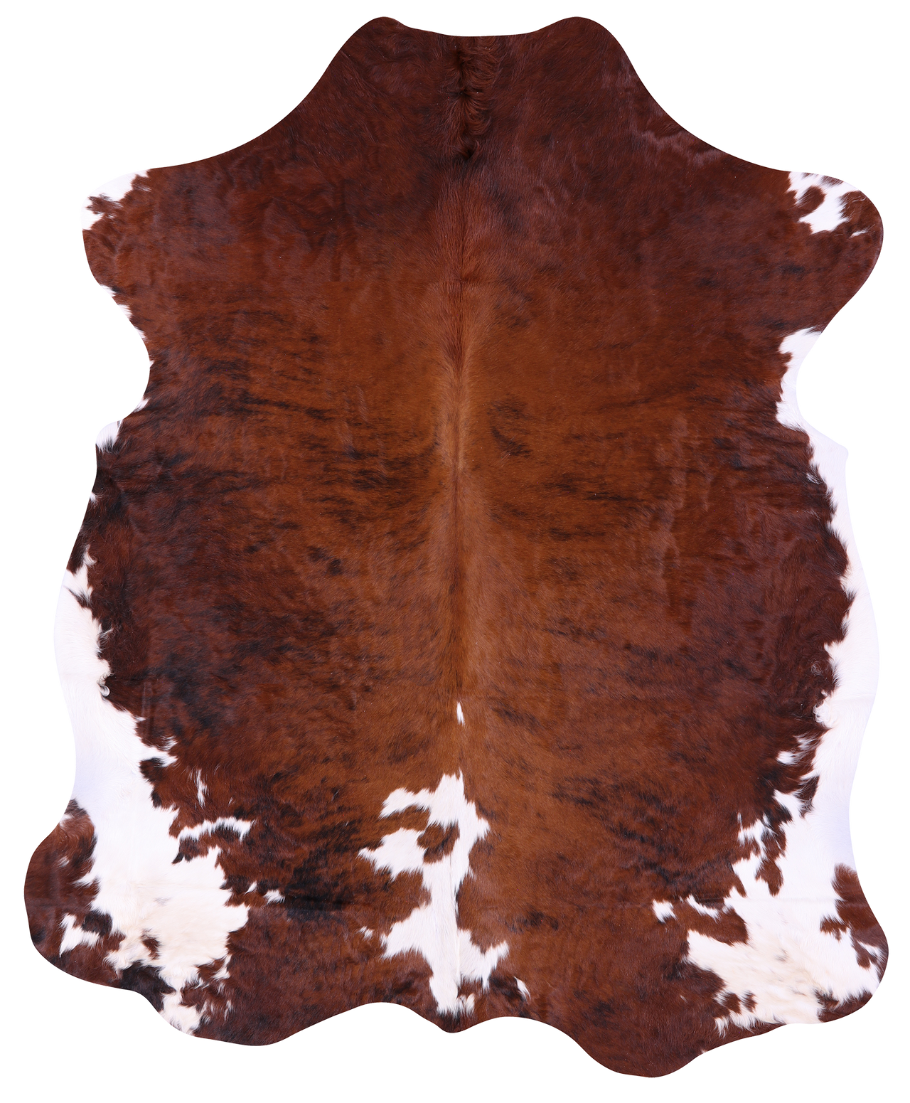 Brindle Natural Cowhide Rug - X-Large 7'0"H x 5'9"W