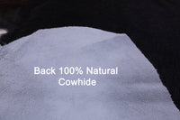 Thumbnail for Dark Brown Natural Cowhide Rug - Small 5'6