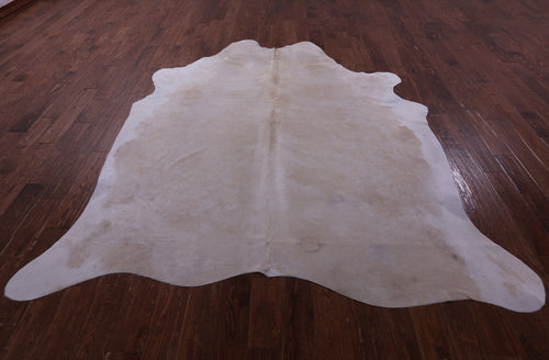 Beige Natural Cowhide Rug - XX-Large 8' 4