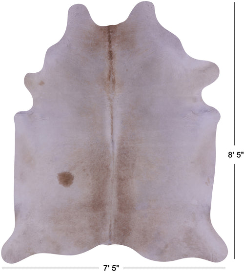 Beige Natural Cowhide Rug - XX-Large 8' 5