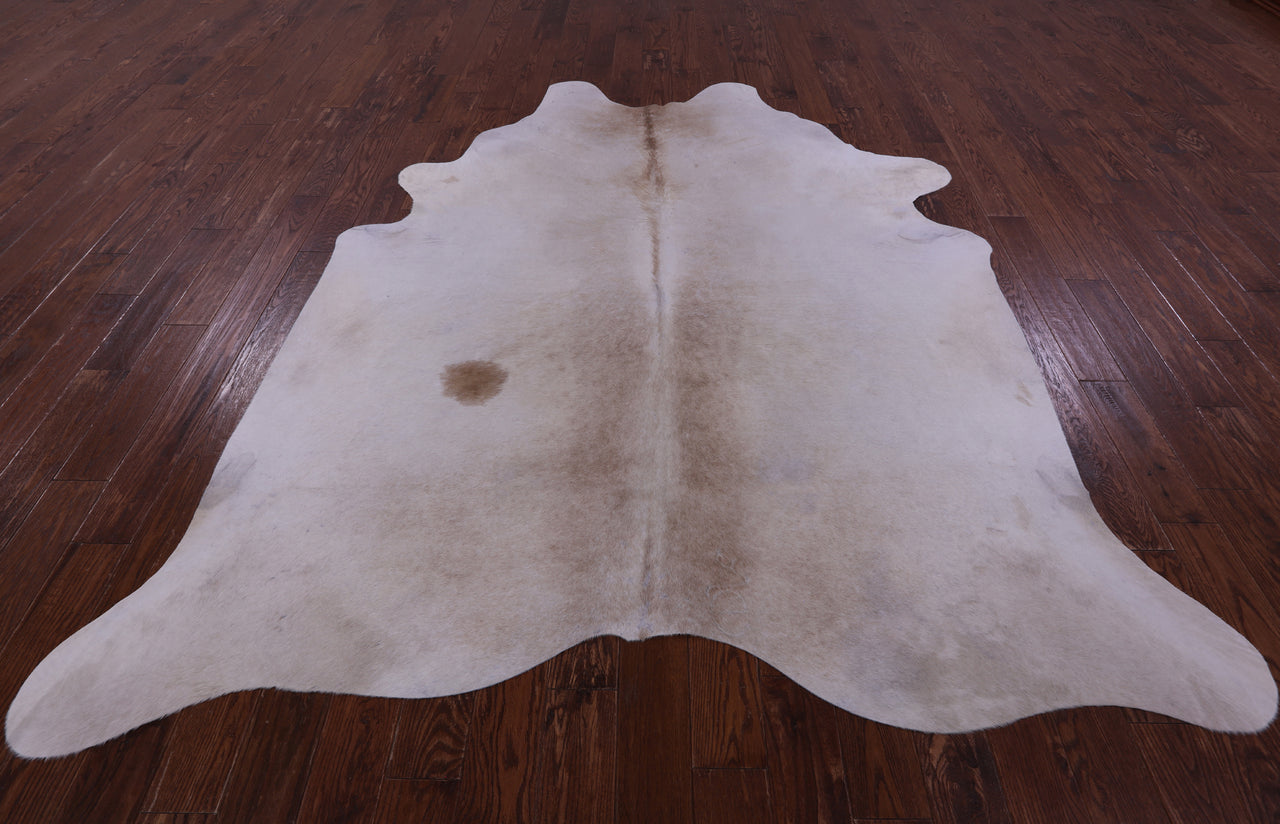 Beige Natural Cowhide Rug - XX-Large 8' 5"H x 7' 5"W