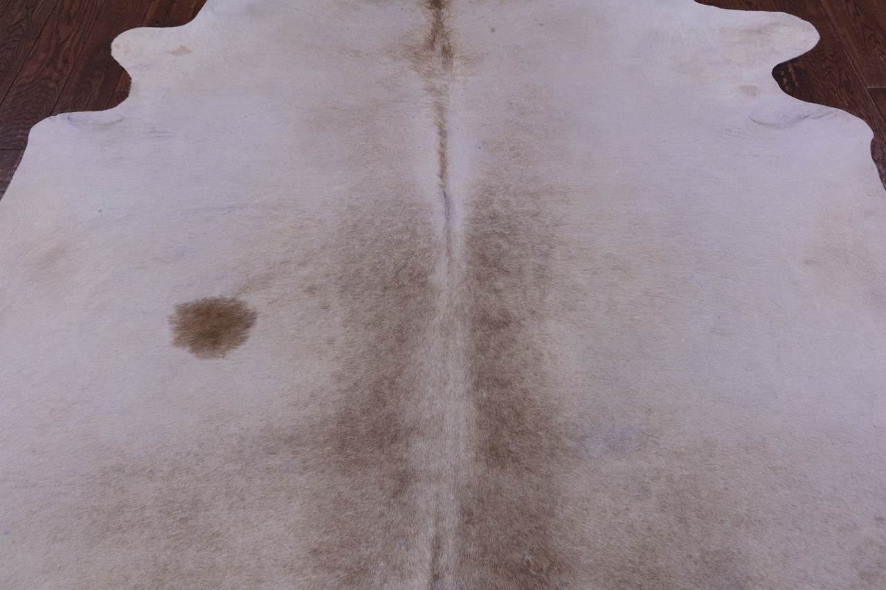Beige Natural Cowhide Rug - XX-Large 8' 5"H x 7' 5"W