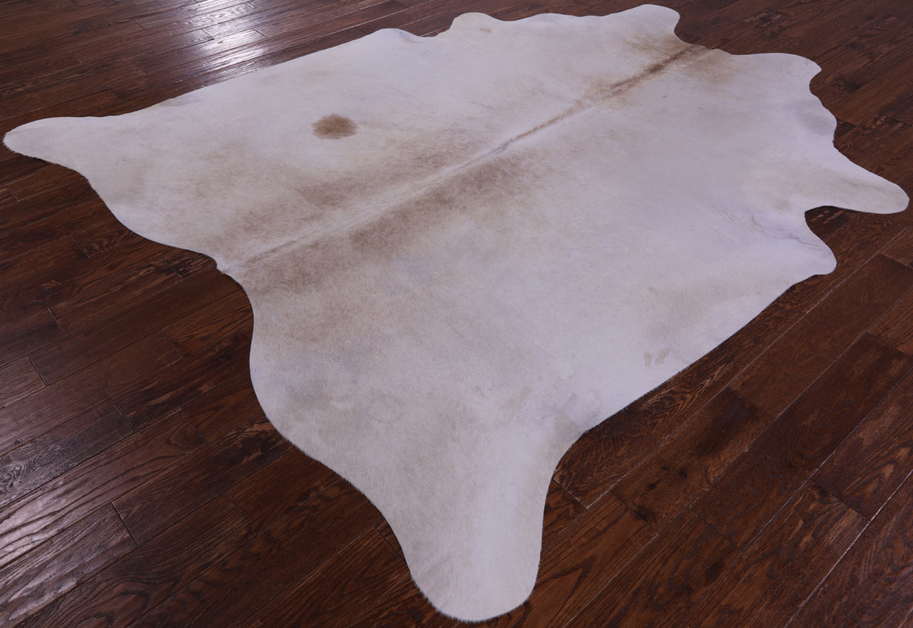 Beige Natural Cowhide Rug - XX-Large 8' 5"H x 7' 5"W